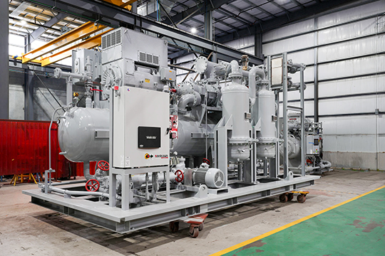 Biomethane compression package